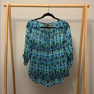 Express Women’s 3/4 Sleeve Blouse Size M